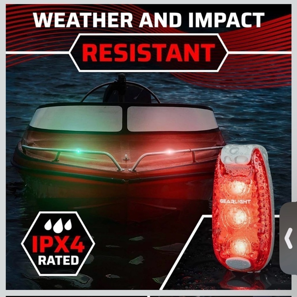 GearLight Rechargeable Bike Light Headlight Tail Front Back Night Riding Safety - Picture 6 of 7